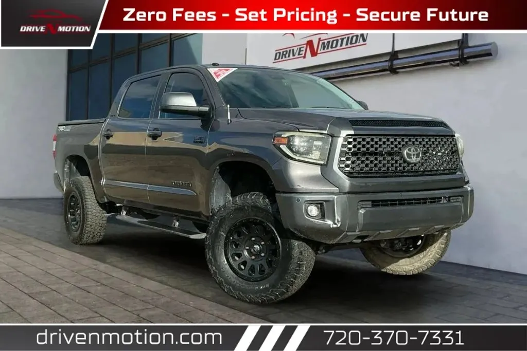 Gray 2019 Toyota Tundra CrewMax Limited Pickup 4D 5 1/2 ft for sale in Thornton, CO