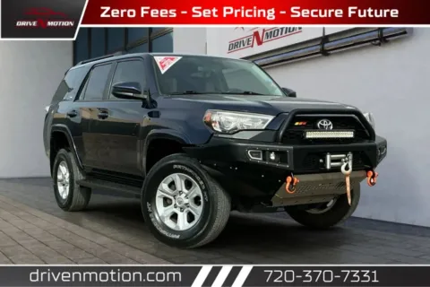 Blue 2019 Toyota 4Runner SR5 Sport Utility 4D for sale in Thornton, CO