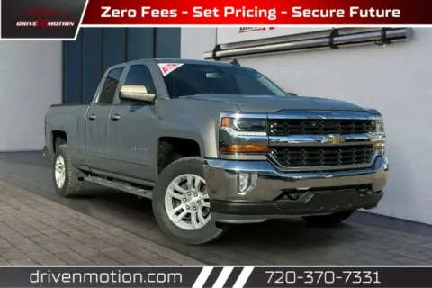 Gray 2017 Chevrolet Silverado 1500 Double Cab LT Pickup 4D 6 1/2 ft for sale in Thornton, CO