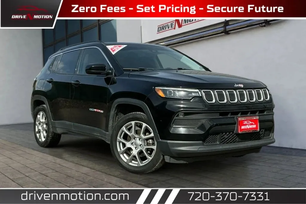 Black 2022 Jeep Compass Latitude Lux Sport Utility 4D for sale in Thornton, CO