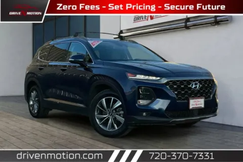 Blue 2020 Hyundai Santa Fe 2.4 Limited Sport Utility 4D for sale in Thornton, CO