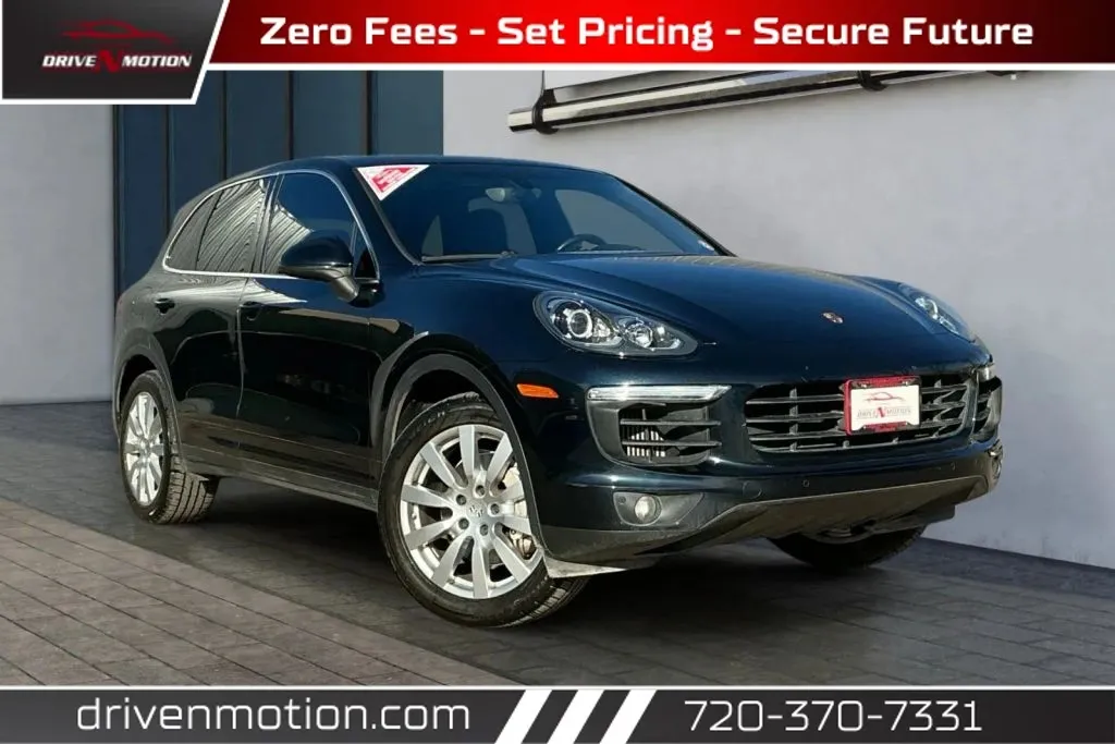 Black 2015 Porsche Cayenne S Sport Utility 4D for sale in Thornton, CO
