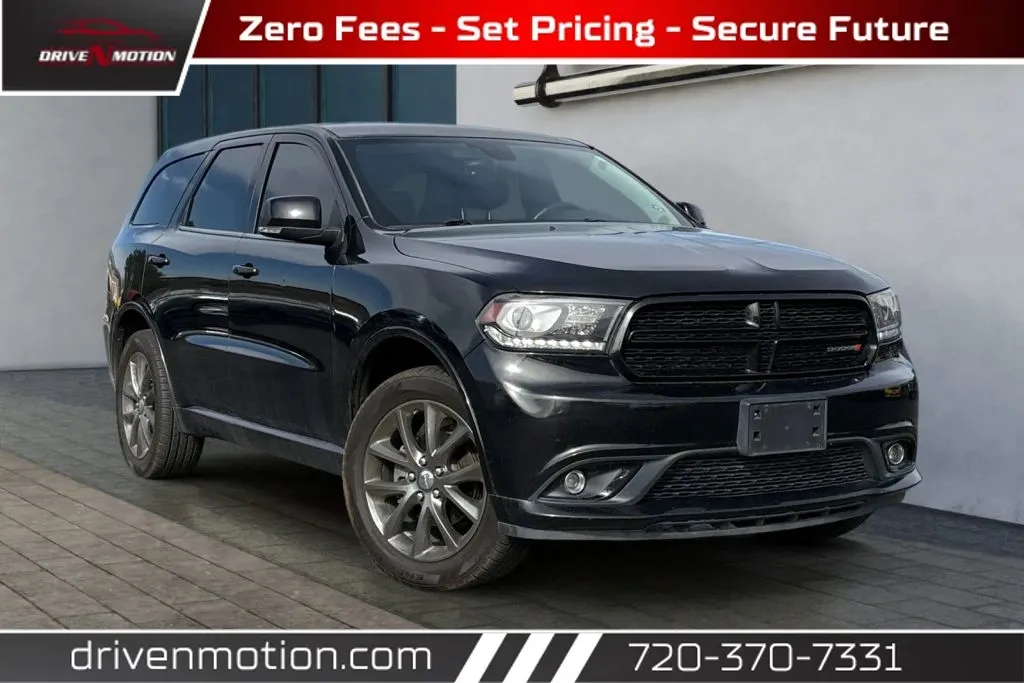 Black 2018 Dodge Durango GT Sport Utility 4D for sale in Thornton, CO