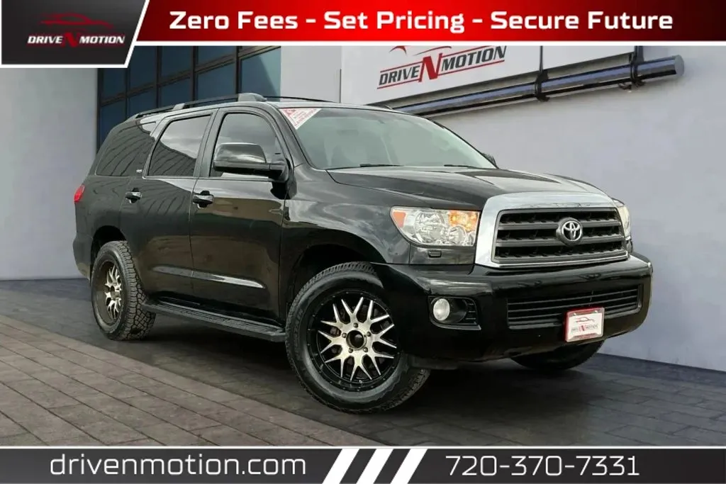 Black 2016 Toyota Sequoia SR5 Sport Utility 4D for sale in Thornton, CO