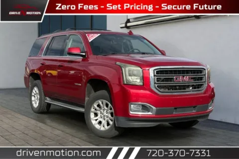 Red 2015 GMC Yukon SLT Sport Utility 4D for sale in Thornton, CO