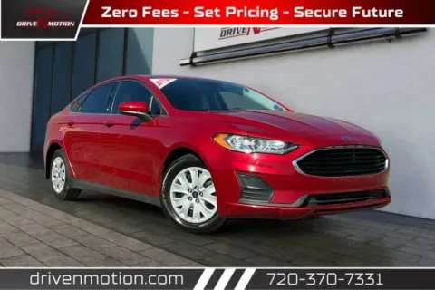 Red 2020 Ford Fusion S Sedan 4D for sale in Thornton, CO