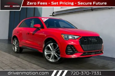 Red 2021 Audi Q3 45 TFSI S line Premium Sport Utility 4D for sale in Thornton, CO
