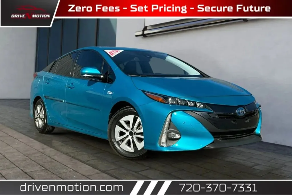 Blue 2017 Toyota Prius Prime Advanced Hatchback 4D for sale in Thornton, CO