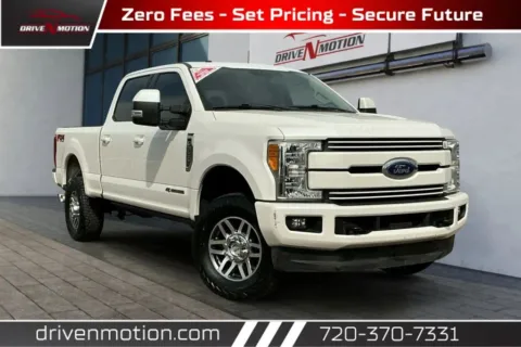 White 2017 Ford F350 Super Duty Crew Cab Lariat Pickup 4D 6 3/4 ft for sale in Thornton, CO
