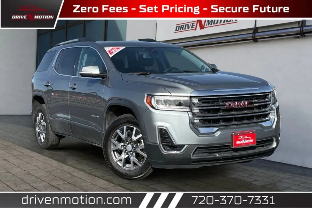 Silver 2023 GMC Acadia SLT Sport Utility 4D for sale in Thornton, CO
