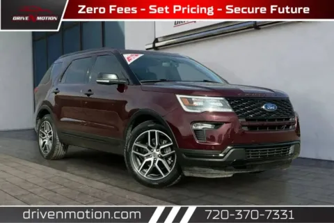Red 2018 Ford Explorer Sport SUV 4D for sale in Thornton, CO