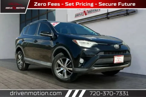 Black 2018 Toyota RAV4 XLE Sport Utility 4D for sale in Thornton, CO