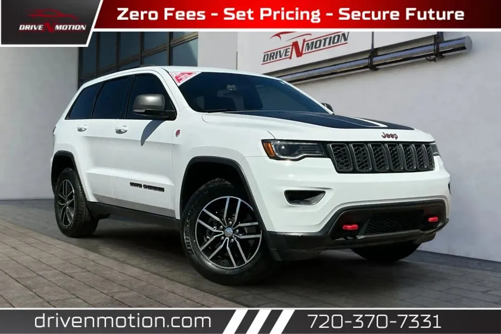 White 2018 Jeep Grand Cherokee Trailhawk Sport Utility 4D for sale in Thornton, CO