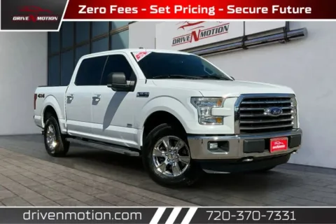 White 2016 Ford F-150 SuperCrew Cab XLT Pickup 4D 5 1/2 ft for sale in Thornton, CO
