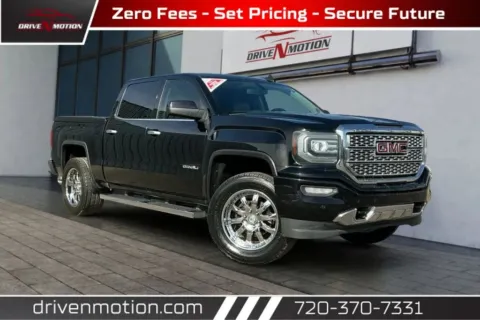 Black 2016 GMC Sierra 1500 Crew Cab Denali Pickup 4D 5 3/4 ft for sale in Thornton, CO