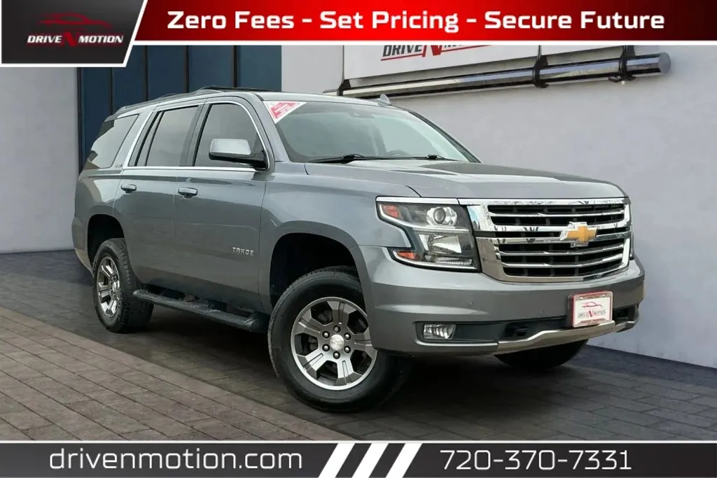 Gray 2019 Chevrolet Tahoe LT Sport Utility 4D for sale in Thornton, CO