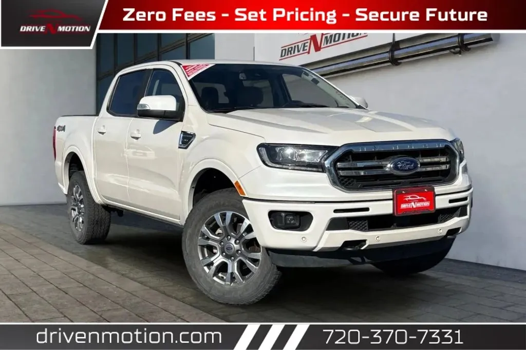 White 2019 Ford Ranger SuperCrew Lariat Pickup 4D 5 ft for sale in Thornton, CO