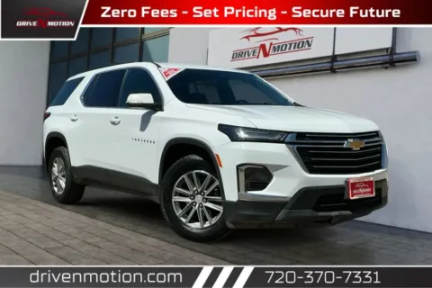 White 2023 Chevrolet Traverse LT Sport Utility 4D for sale in Thornton, CO