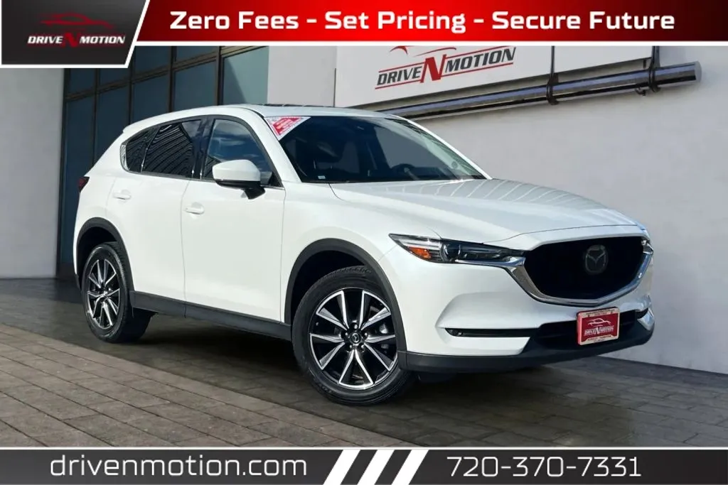 White 2018 MAZDA CX-5 Grand Touring Sport Utility 4D for sale in Thornton, CO