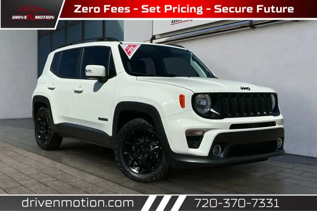 White 2020 Jeep Renegade Altitude Sport Utility 4D for sale in Thornton, CO