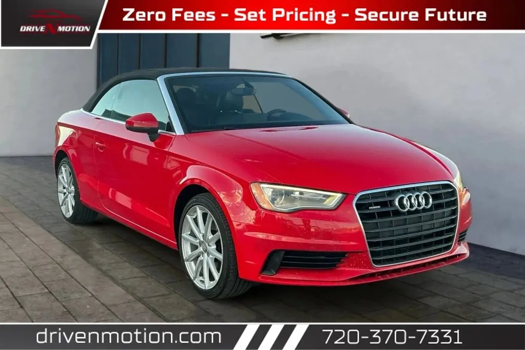 Red 2015 Audi A3 2.0T Premium Cabriolet 2D for sale in Thornton, CO
