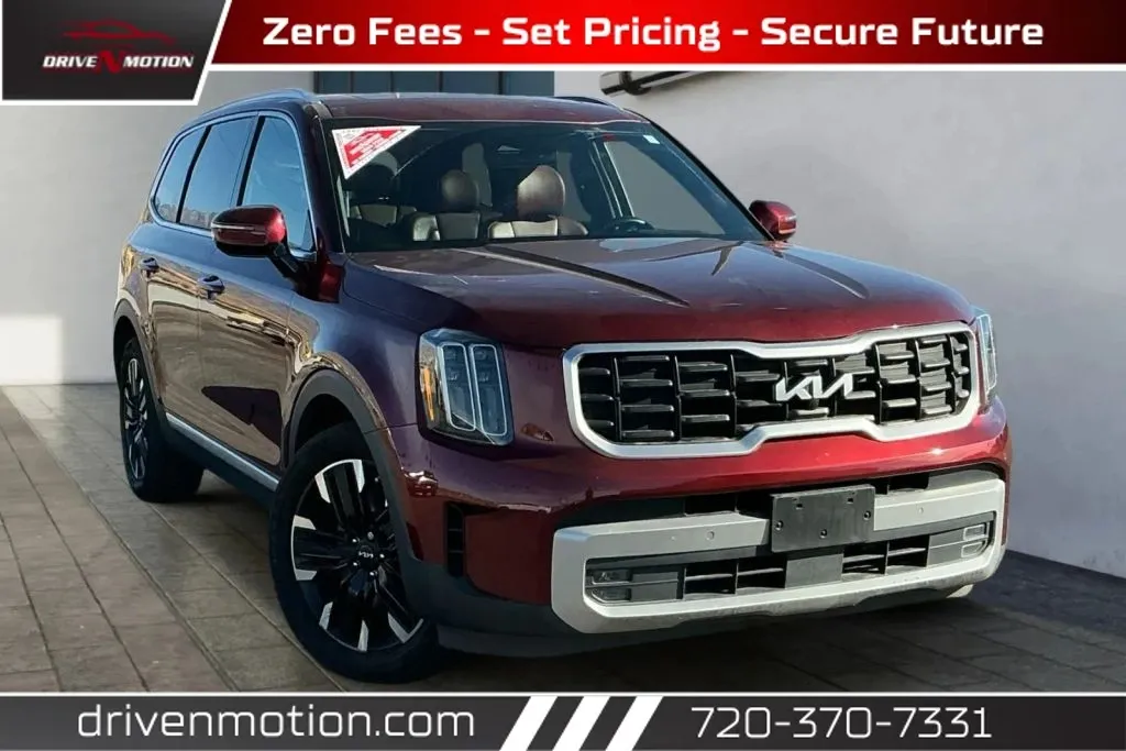 Red 2023 Kia Telluride SX Sport Utility 4D for sale in Thornton, CO