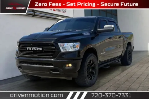 Black 2019 Ram 1500 Crew Cab Big Horn Pickup 4D 5 1/2 ft for sale in Thornton, CO