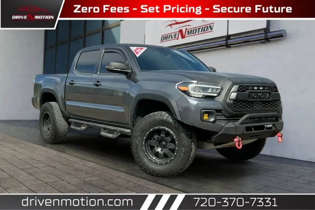 Gray 2020 Toyota Tacoma Double Cab TRD Off-Road Pickup 4D 5 ft for sale in Thornton, CO