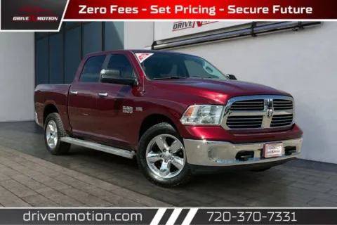 Red 2017 Ram 1500 Crew Cab Big Horn Pickup 4D 5 1/2 ft for sale in Thornton, CO