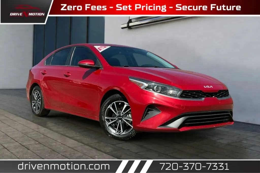 Red 2022 Kia Forte LXS Sedan 4D for sale in Thornton, CO