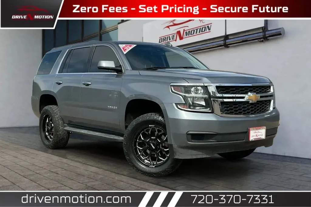 Gray 2019 Chevrolet Tahoe LT Sport Utility 4D for sale in Thornton, CO
