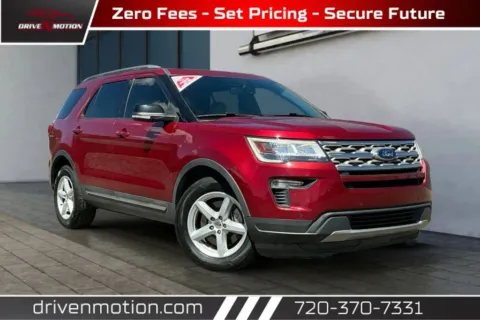 Red 2018 Ford Explorer XLT Sport Utility 4D for sale in Thornton, CO
