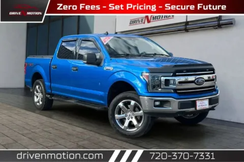 Blue 2019 Ford F-150 SuperCrew Cab XLT Pickup 4D 5 1/2 ft for sale in Thornton, CO