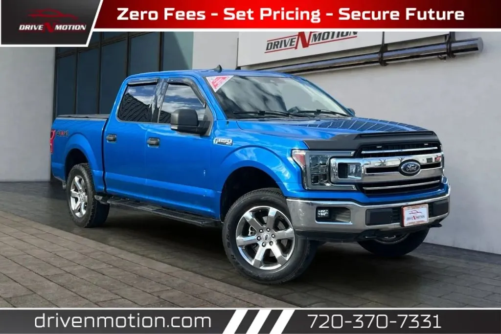 Blue 2019 Ford F-150 SuperCrew Cab XLT Pickup 4D 5 1/2 ft for sale in Thornton, CO
