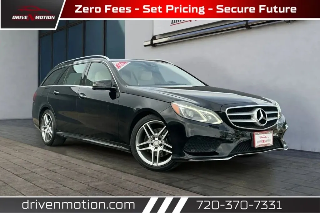 Black 2014 Mercedes-Benz E-Class E 350 4MATIC Wagon 4D for sale in Thornton, CO