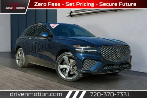 Blue 2022 Genesis GV70 3.5T Sport SUV 4D for sale in Thornton, CO