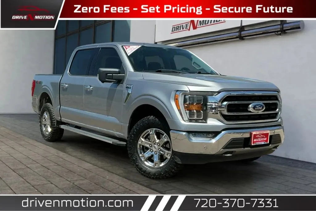 Silver 2021 Ford F-150 SuperCrew Cab XLT Pickup 4D 5 1/2 ft for sale in Thornton, CO