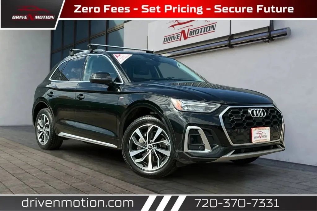 Black 2022 Audi Q5 45 TFSI S line Premium Plus Sport Utility 4D for sale in Thornton, CO