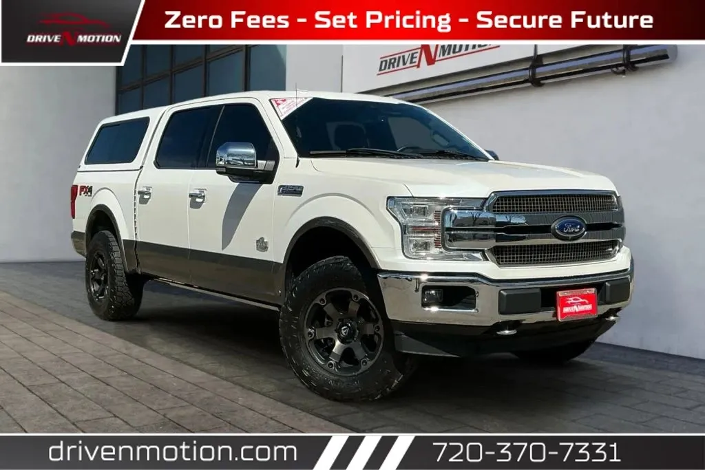 White 2019 Ford F-150 SuperCrew Cab King Ranch Pickup 4D 5 1/2 ft for sale in Thornton, CO