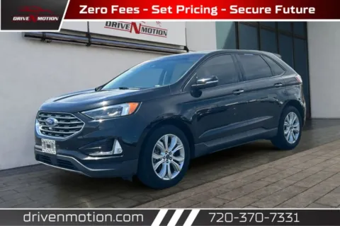 Black 2019 Ford Edge Titanium Sport Utility 4D for sale in Thornton, CO