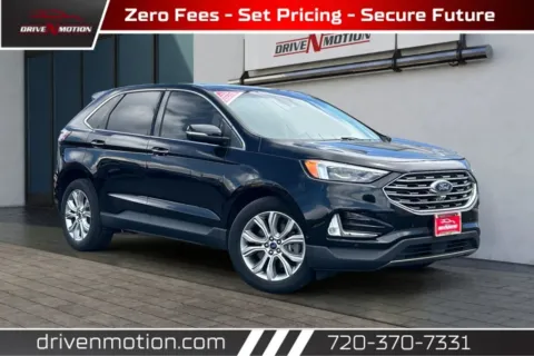 Black 2019 Ford Edge Titanium Sport Utility 4D for sale in Thornton, CO