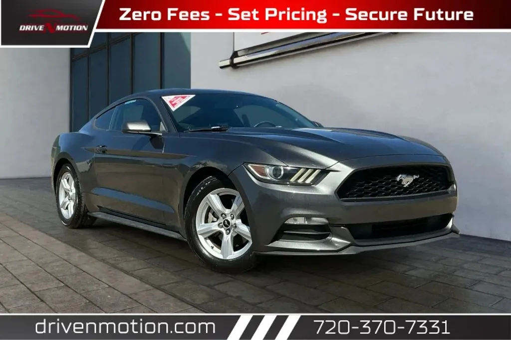 Gray 2015 Ford Mustang V6 Coupe 2D for sale in Thornton, CO