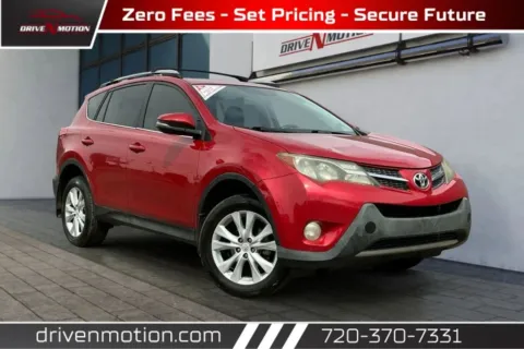 Red 2014 Toyota RAV4 Limited Sport Utility 4D for sale in Thornton, CO