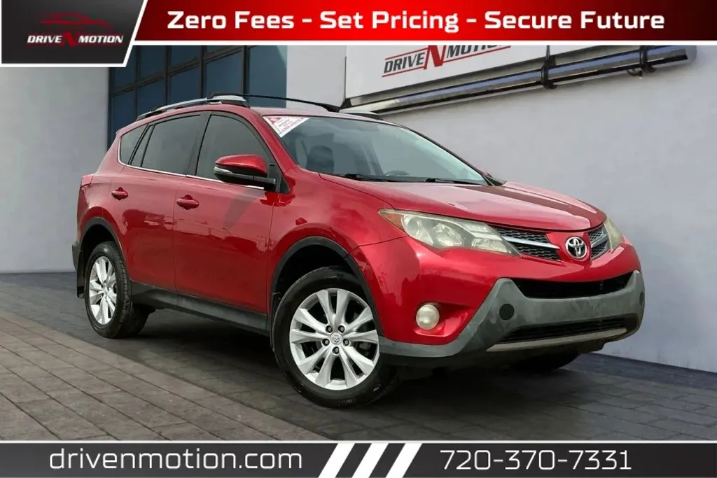Red 2014 Toyota RAV4 Limited Sport Utility 4D for sale in Thornton, CO
