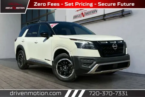 White 2024 Nissan Pathfinder Rock Creek Sport Utility 4D for sale in Thornton, CO