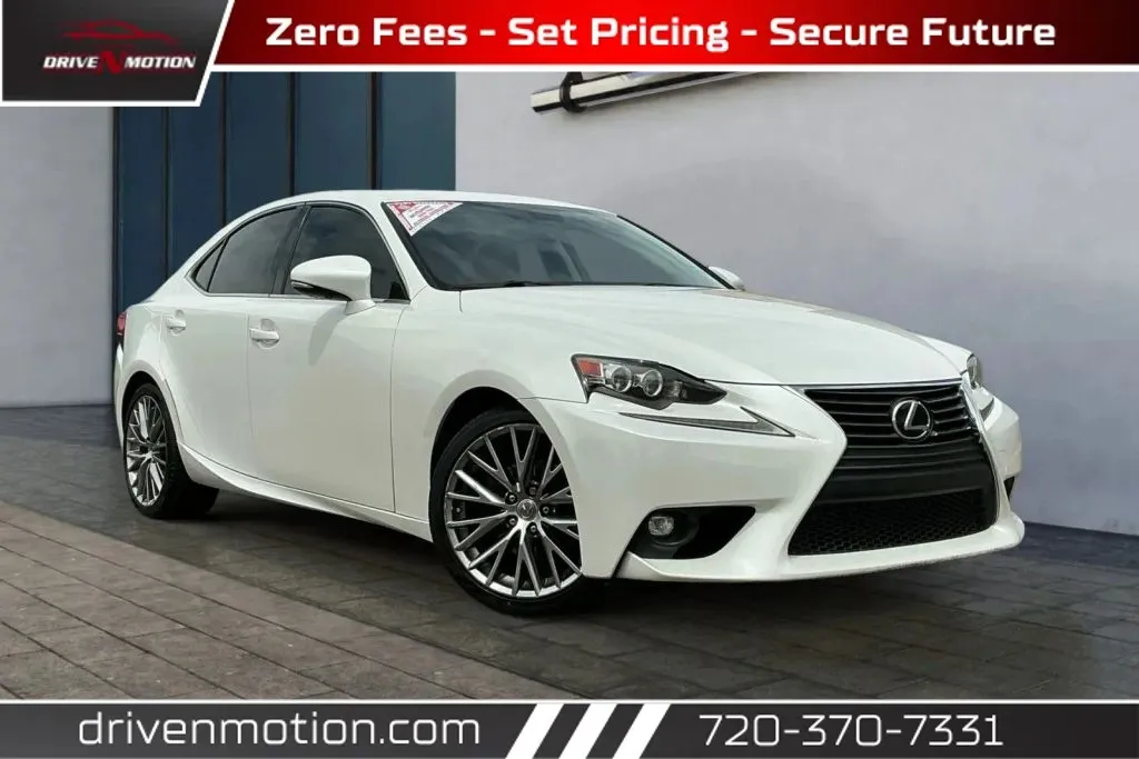 White 2015 Lexus IS 250 Sedan 4D for sale in Thornton, CO