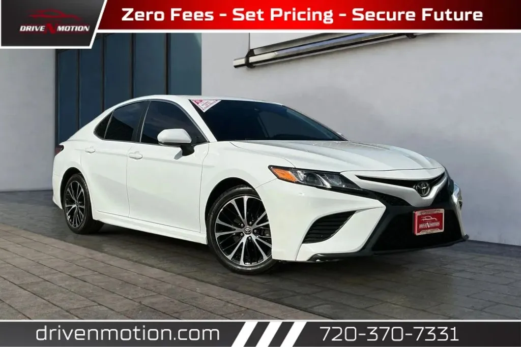 White 2020 Toyota Camry SE Sedan 4D for sale in Thornton, CO