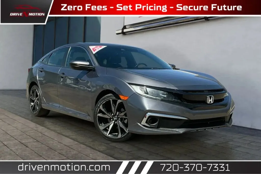 Gray 2021 Honda Civic Sport Sedan 4D for sale in Thornton, CO