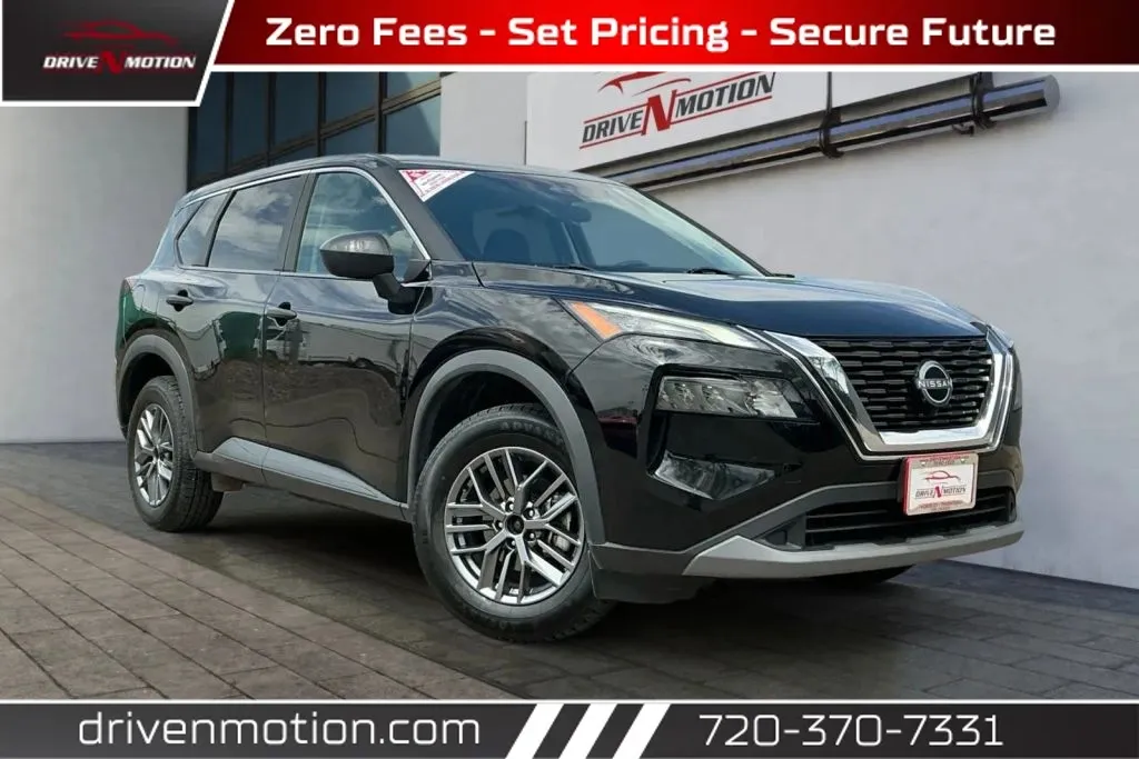Black 2023 Nissan Rogue S (2023.5) Sport Utility 4D for sale in Thornton, CO