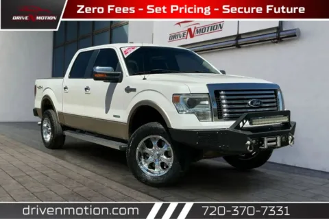 White 2013 Ford F-150 SuperCrew Cab King Ranch Pickup 4D 5 1/2 ft for sale in Thornton, CO